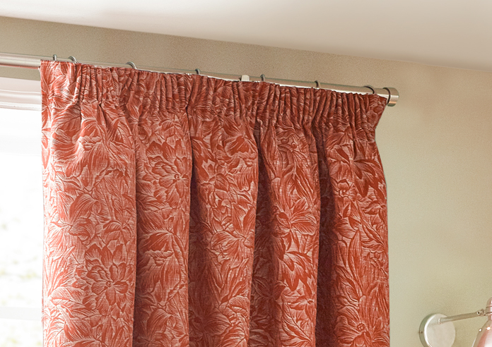 Grantley Pencil Pleat, Brick - Ready Made Curtains - Image 9